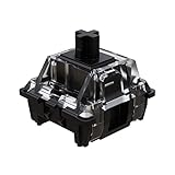 Gateron KS-15 Optical Switches for MX Mechanical Gaming Keyboard | 60g Force | Linear | Clear Top...