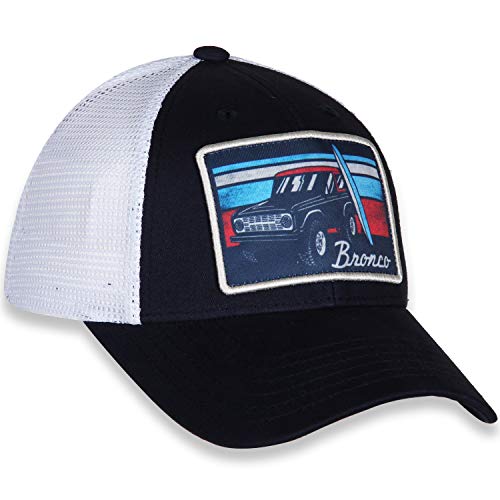 Gorra Snapback Azul y Blanca Bronco Ford miniatura 3