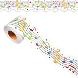 69Ft Musical Notes Bulletin Board Borders Colorful Cute Musical Note Trimmer Stickers Music Theme Bulletin...