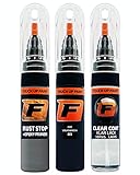 FIRANTO Lackstift Autolack Reparaturset für VW/Volkswagen D3 Perlblau - 3-in-1 Autolack Kratzer Reparaturstift 15ml Grundierung, Klarlack