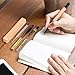 Colarr 10 Set Pen Making Kit Include 10 Woodturning Pen Kit 10 Exotic Wood Pen Blanks Twist Ballpoint Pen Kit with Refill Copper Pen Turning Supplies for DIY Pen Making Classroom Teacher Student Gift