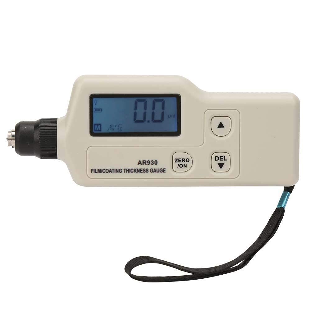 CUDTAPI Portable Digital High Precision Coating Thickness Gauge AR930 Digital Tester Professional Paint Meter Data Storage Measuring Range 0~1800um