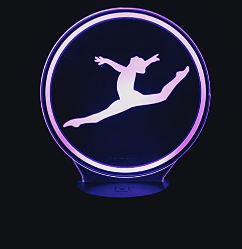 YTDZLTD Illusione Ottica 3D Skateboard Luce Notturna 16 Colori Mutevoli Telecomando USB Potere Toccare Cambiare Arredamento Lampada LED Lampada da