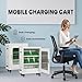 Lockable Cellphone Charging Cabinet with 60 Slots - Secure Charging Station for Office & Classroom Use, Key Lock Storage for Employees & Students, Multi-Slot Organizer