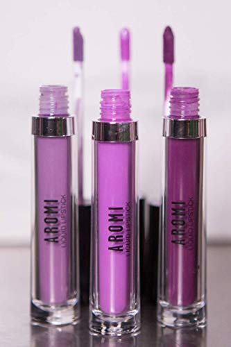 Aromi Liquid Lipstick - Violet, Plum Lipstick, Vegan, Cruelty-Free, Lightweight, Long-Lasting, Purple Lip Color (Vamptastic Plum) #TOP4