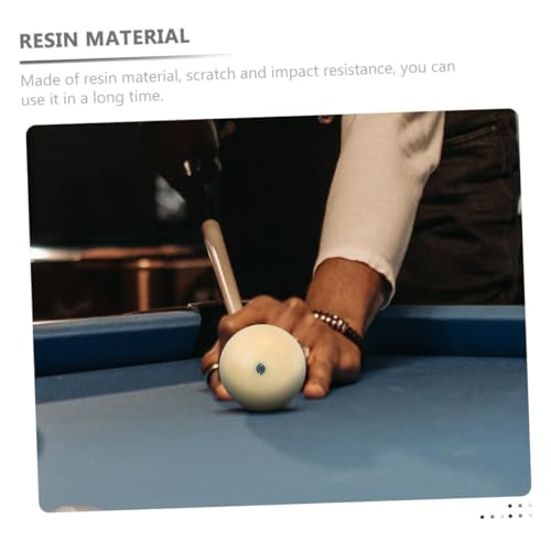 Boule blanche billard résine UKCOCO lot de 2 accessoires table de billard - 3