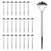Pure Garden 50-16 Solar Diamond Pathway Lights (Set of 24)