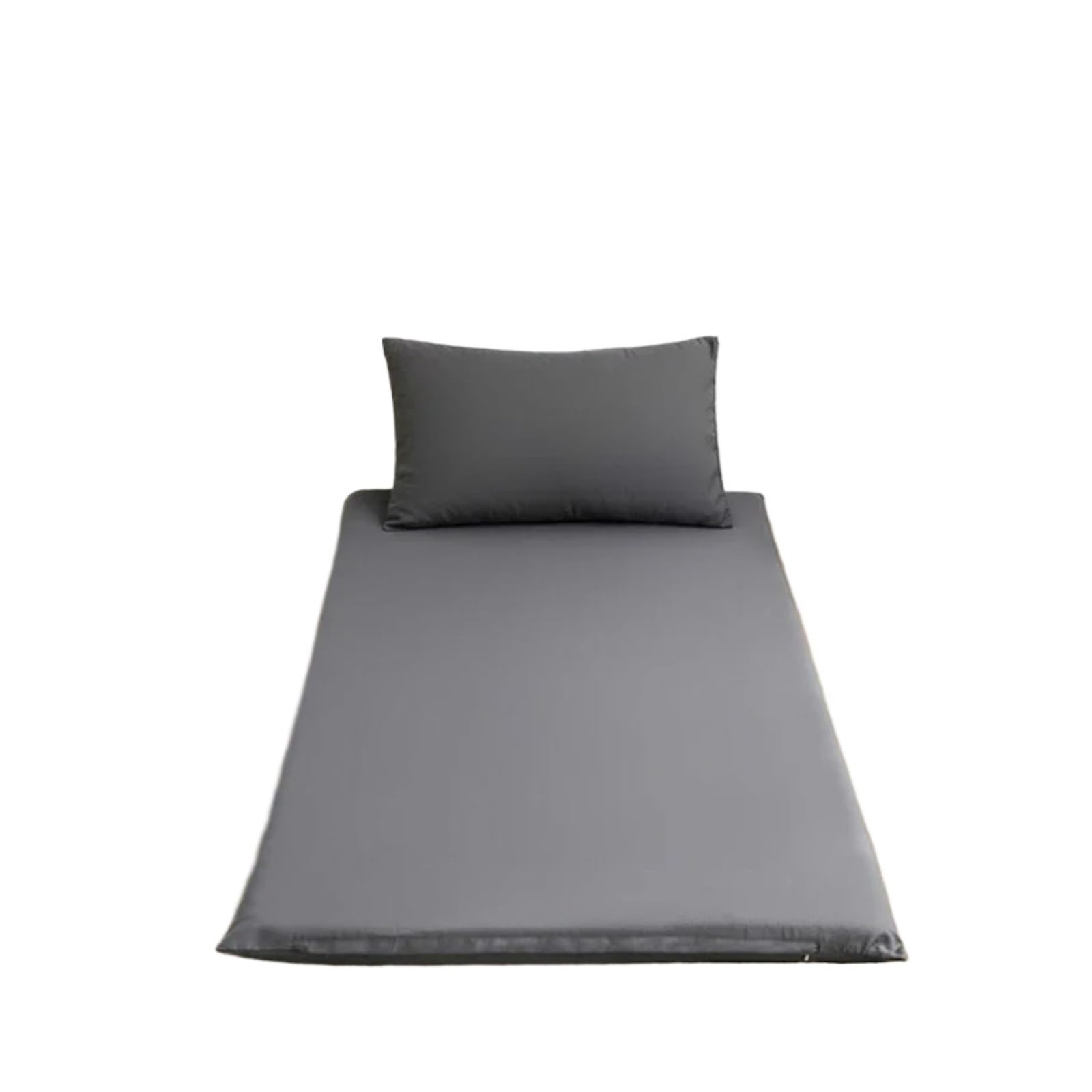 ZIHDKE 1pcs Fully Enclosed With Zipper Mattress Protector Coversingle Bed Sheet Protection Pad for Tatami(Grey,150x200cm)