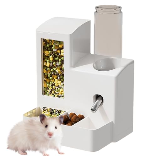 Dispensador de agua para hámster alimentador conejos cobayas PP 2