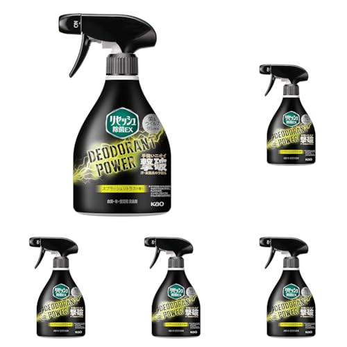 リセッシュ 除菌EX 消臭芳香剤 液体 デオドラントパワー スプラッシュシトラス本体 360ml (× 5)
