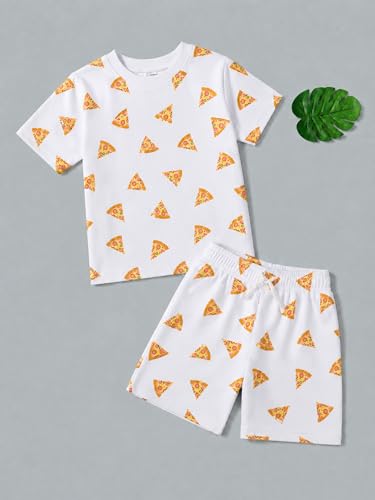 Image of Kidbea Kids Cotton Clothing Set | Ultra-Soft Printed Half Sleeve T-shirt & Shorts Set Comfort Fit Casual Wear for Boys & Girls
