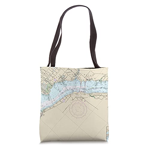Nautical Chart - Fort Myers, FL Tote Bag