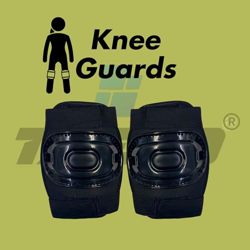 Image of Taezo 7-Pc Kids Skating Safety Kit - Helmet, Knee, Elbow & Wrist Guards for Cycling & Scootering - Adjustable Multi-Sport Protection Gear for Boys & Girls (55cm, Medium)