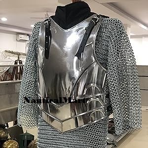 LARP Medieval Steel Armor Full Cuirass Breastplate and Back Plate LARP and Cosplay for Authentic Historical Reenactments Armor - Image 2