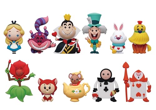Disney Alice in Wonderland 3D Foam Bag Clip, Series 2 | Set of 24