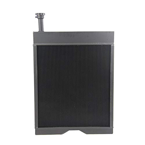 OzCoolingParts 71611C1 International Tractor Radiator, 5 Row Core All Aluminum Radiator for New International Tractor 766 886 966 986 1066 1086 1466 1486 +, 71611C1, 121725C1