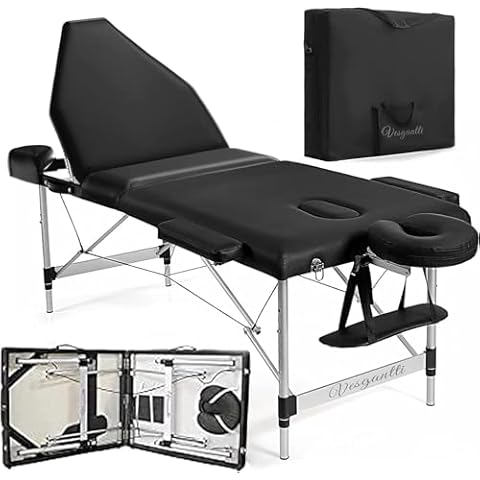 Vesgantti Portable Massage Bed with Carry Bag Cover