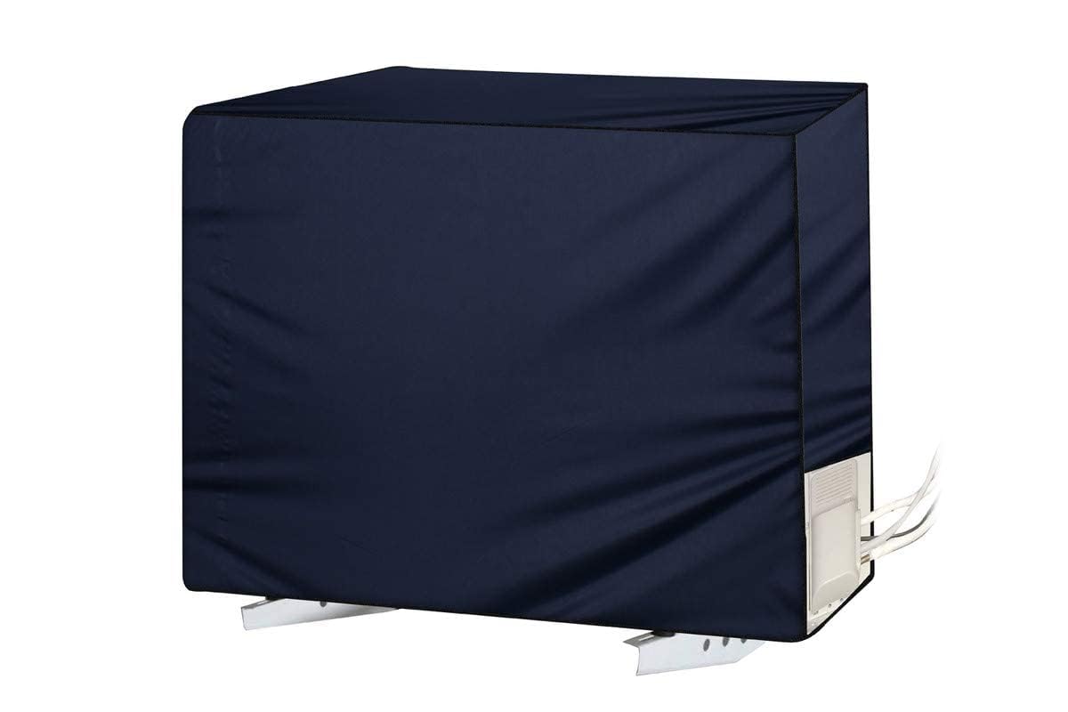 Polyester Split Ac Cover Outdoor Unit For 1.5 Ton Capacity Ac, All Weather Protection/Dustproof/Water Resistant (Navy Blue)