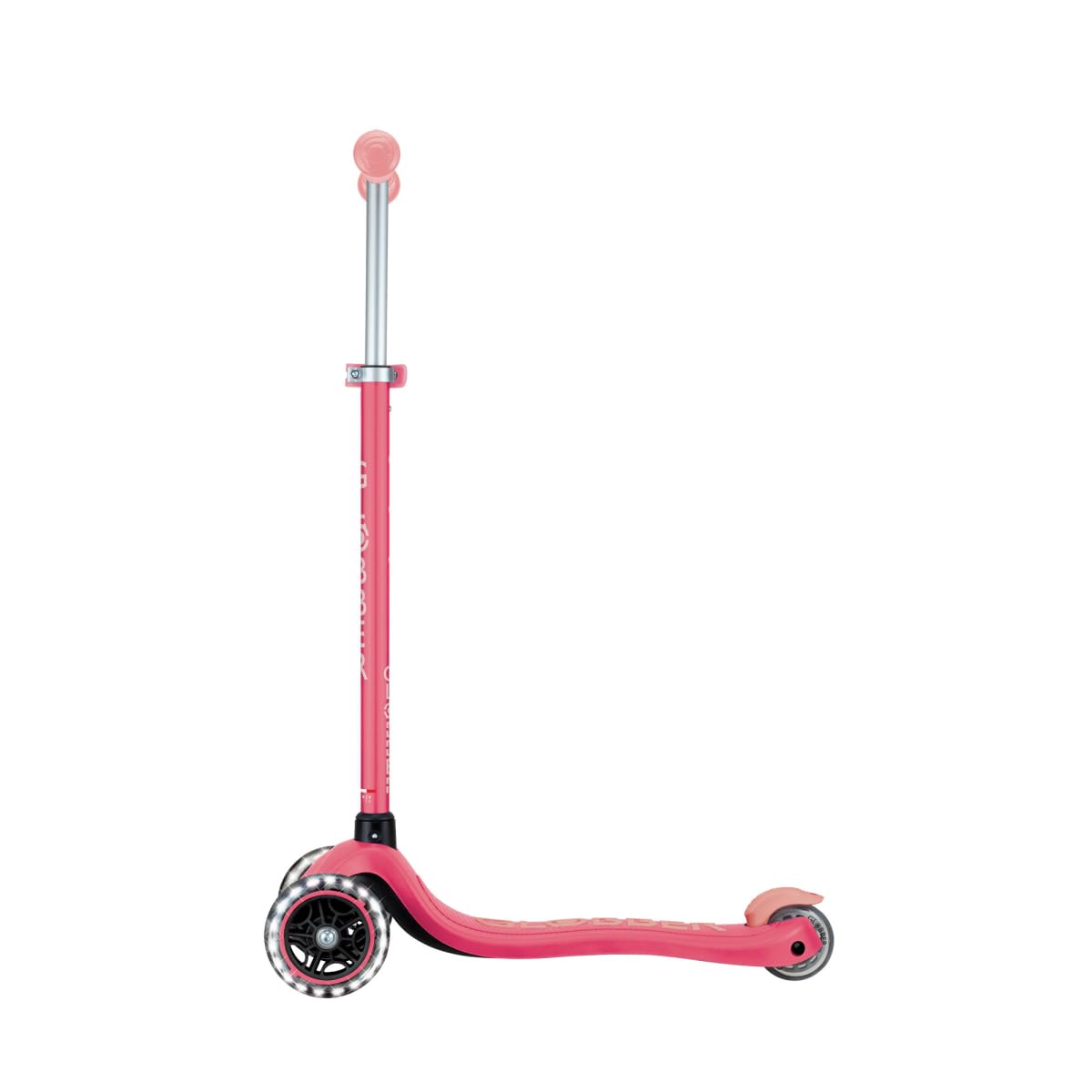Globber - Primo Plus Glow Lights - Trottinette 3 Roues Lumineuse et Fluorescente, dès 3 Ans