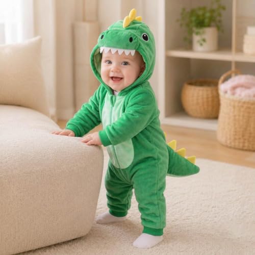Baby Dinosaur Romper Halloween Infant Onesie Dress Up Outfit Toddler Party - image 5