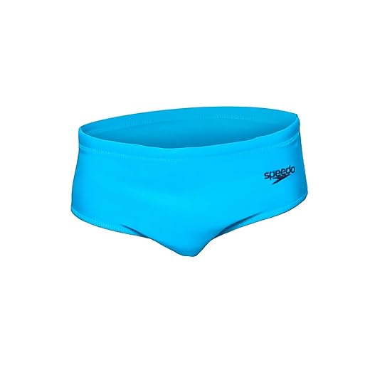 Sunga Juvenil, Speedo, Solid, Lycra Lisa com Forro Interno e Alta Durabilidade, Tamanho Teen, tamanho 14 - Azul Céu