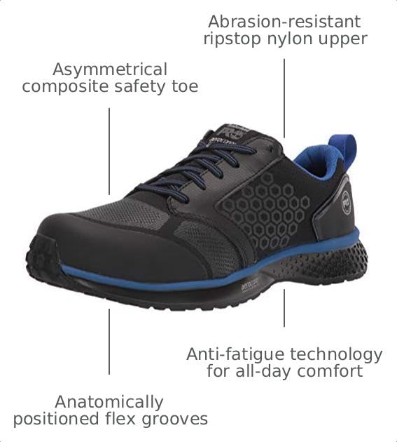 Image of Timberland PRO Men's Reaxion Athletic Composite Toe Work Shoe