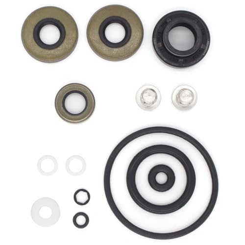 Image of 396350 Marine Gearcase Lower Unit Seal Kit for Johnson Evinrude 8-15 HP Outboard Boat Motors replaces 0396350 0777568 777568 Sierra 18-2656