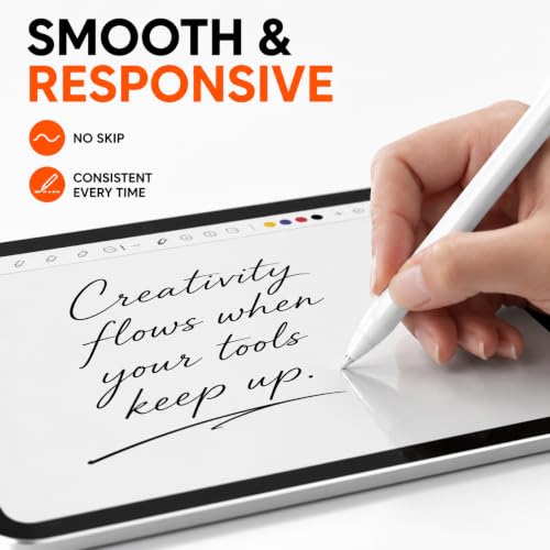 Image of Mizi 6PCS Apple Pencil Replacement Tips Kit with Storage Case, Compatible with Apple Pencil Pro, USB-C, 2nd & 1st Gen, Wear-Resistant Precision Tips for Drawing, Writing & Sketching