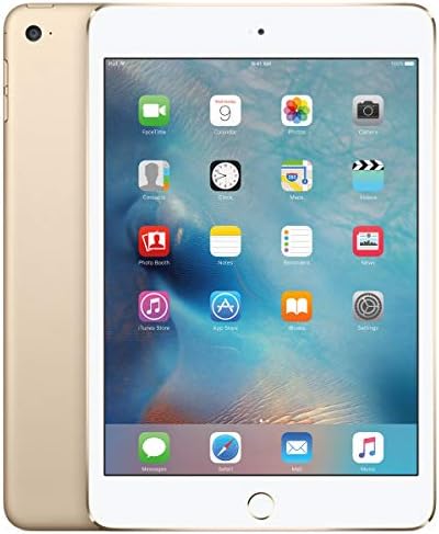 Apple iPad Mini 4 16GB WiFi Only Tablet w/ 8MP Camera - Gold (Renewed)