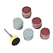100Pcs Wear-Resistant Sanding Discs Pads Kit Mix Grit Sanding Polishing Paper Pad for Drill Power Sander PSA Discs Includes 100-3000 Grit Sandpapers