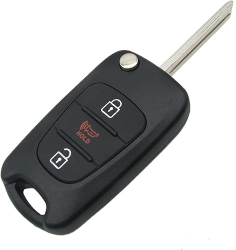 Funda de repuesto para llavero de 3 botones para Kia Soul Rio Sportage con llave sin llave y destornillador (1)