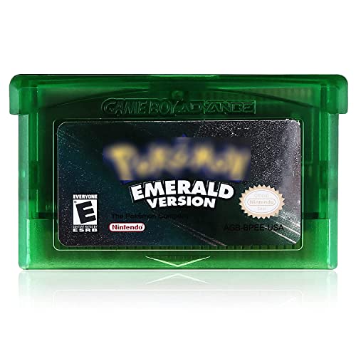 KOMJINGY 5 Pcs Gameboy Games Include Emerald Ruby Sapphire FireRed LeafGreen Version GBA Game, Pokeemon Gameboy Advance Games Third-Party Game Cards Compatible with GBM/GBA/SP/NDS/NDSL. - Thumbnail 5