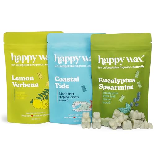 Image of Happy Wax Scented Soy Wax Melts 6oz Variety Pack - Best Sellers Mix