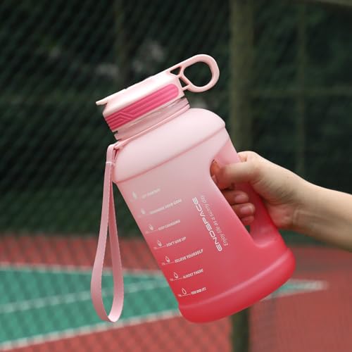 Pichet bouteille d'eau grande capacité rose pour le camping