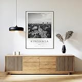 Poster Of Kinshasa Travel Print, Kinshasa Travel Poster, Congo Print Congo Wall Art Art Wall Decor 196 Photo