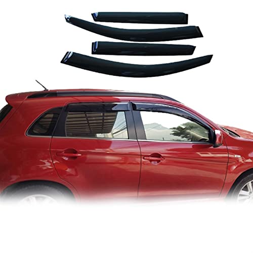 Déflecteurs haut de gamme pour Mitsubishi ASX de 2010 à 2019 en acrylique
