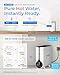 Waterdrop KJ600 Reverse Osmosis System, Instant Hot Water Dispenser, 600 GPD, Reduce PFAS, Tankless, 2:1 Pure to Drain, Under Sink, TDS Reduction, Smart Faucet, Hot and Cold Water Dispenser Faucet