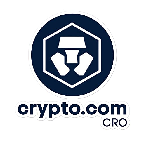 Crypto.com Sticker, CRO Sticker, Cryptocurrency Sticker