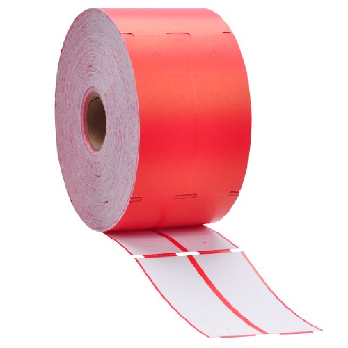 Direct Thermal Consignment Style Tags (Red)
