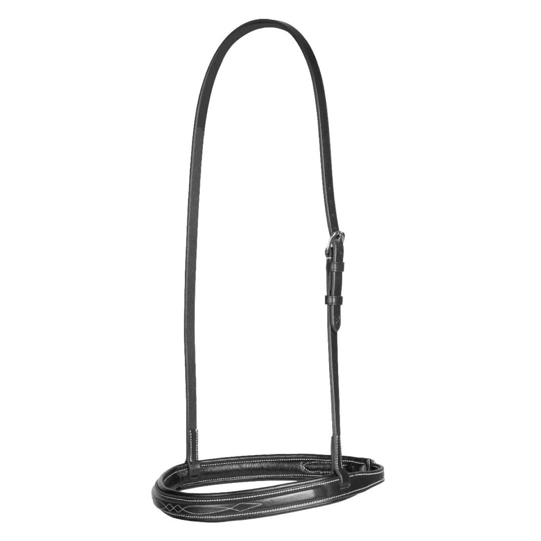 Shires Salisbury Fairford Cavesson Noseband (Full, Black)