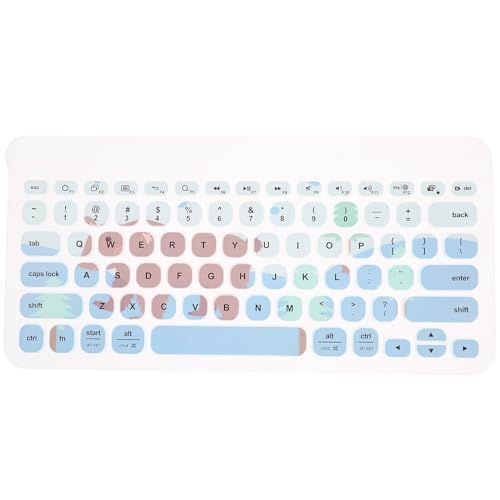 Funda de teclado para portátil delgada y flexible, protector lavable compatible con Pro