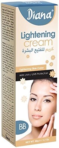 Diana Skin Brightening Cream BB with UVA/UVB Block 50g BY ELYSEESTAR - for pigmentation problems for dark, asian, somalian & arabian skin types