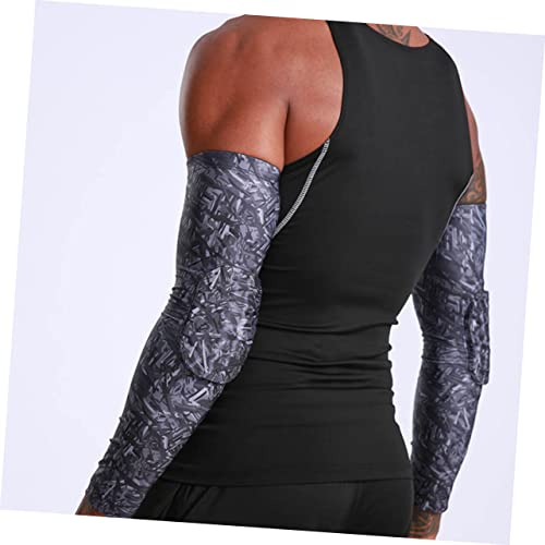 Balacoo 2 Unidades braço de choque zip injuria manga de antebraço de futebol faixas de braço de fute