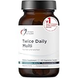 Designs for Health Twice Daily Multi - Iron-Free Multivitamin with Active Folate + Chelated Minerals (120 Capsules)