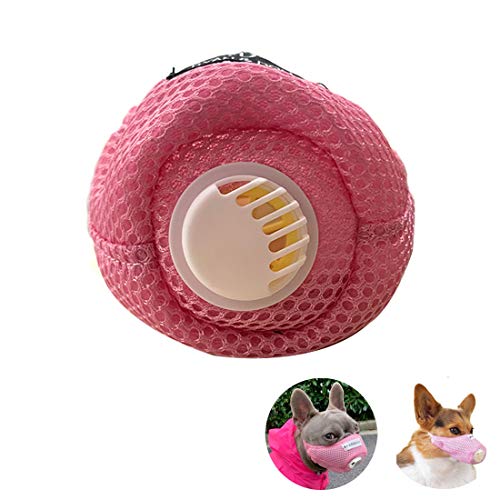 Soft Dog Muzzle Adjustable Dog Respirator Mask Pet Protective Mask Reusable Mesh Mouth