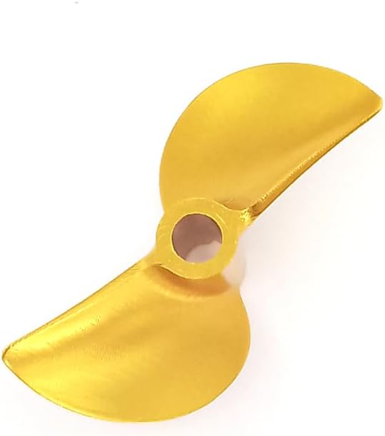 RC Boat Propeller 4.76mm 3/16" P1.6 45mm CNC Impeller Left Aluminum Prop for RC Racing Boat Hydroplane CAT Catamaran (Left Hand)