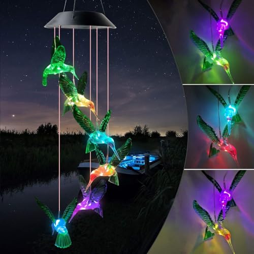 The Home Remedy Humming Bird Solar Power Outdoor Wind Chime | Home & Balcony Decoration | Gift Item | Feng Shui | Waterproof | Positive Energy Items for Home | Green (B0BC44SVH1) Amazon Price History, Amazon Price Tracker