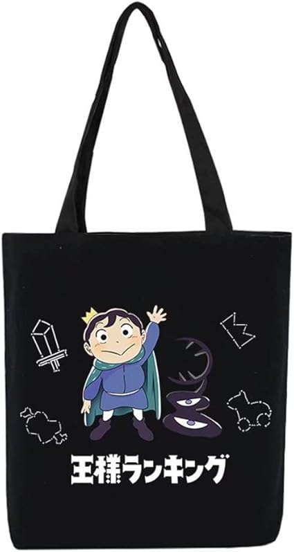 Amazon Emelun 王様ランキング ボッジ カゲ アニメグッズ トートバッグ 大容量 キャンバス 通勤 通学 ハンドバッグ ミニトート バッグ ズック アニメ 萌グッズ 手提げバッグ A アニメ 萌えグッズ 通販