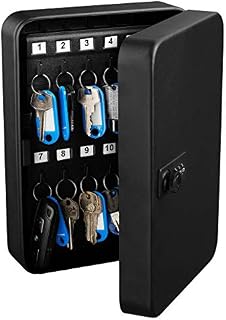 AdirOffice Key Steel Security Cabinet Box - 48 Keys Capacity - Combination Lock