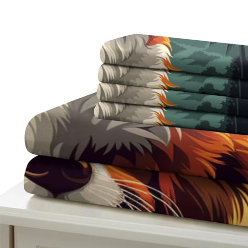 Parure de lit microfibre douce 140x200 avec fermeture éclair pratique - 6